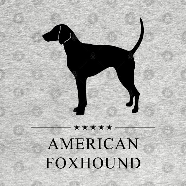 American Foxhound Black Silhouette by millersye